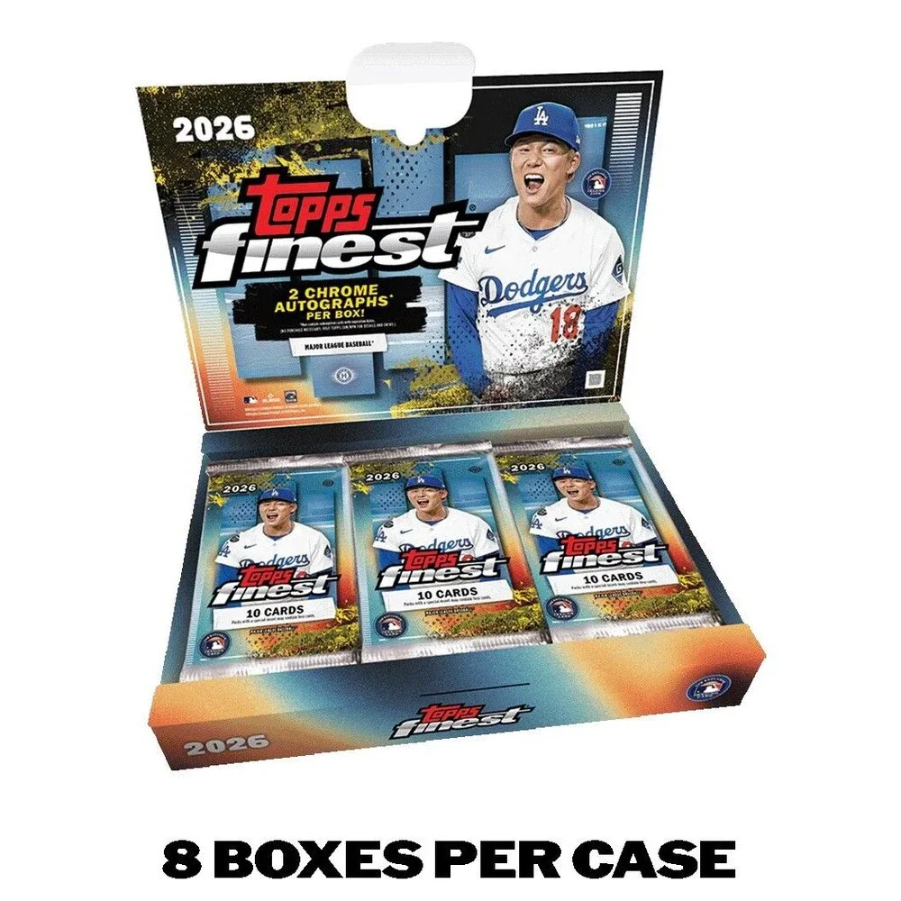 2026 Topps Finest Baseball - Hobby Box - Sealed Case - IN HAND 7/8